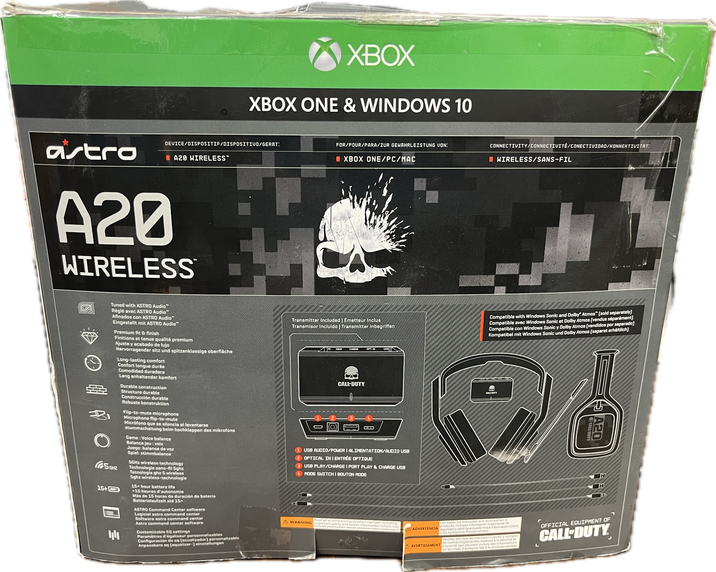 Astro A20 Call of Duty edition wireless headset