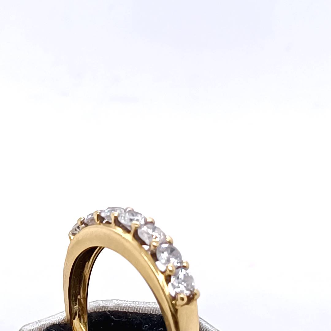 7 Stones Diamond Gold Ring
