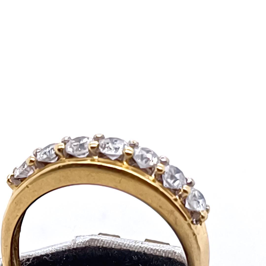 7 Stones Diamond Gold Ring