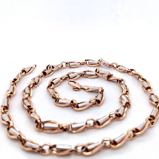 Rose Gold & White Gold, 14k Necklace