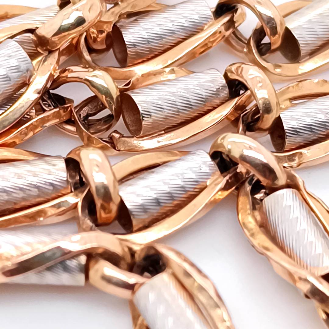 Rose Gold & White Gold, 14k Necklace