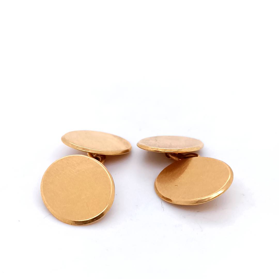 18k Gold Cufflinks