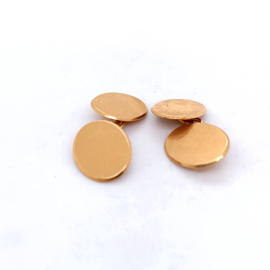 18k Gold Cufflinks