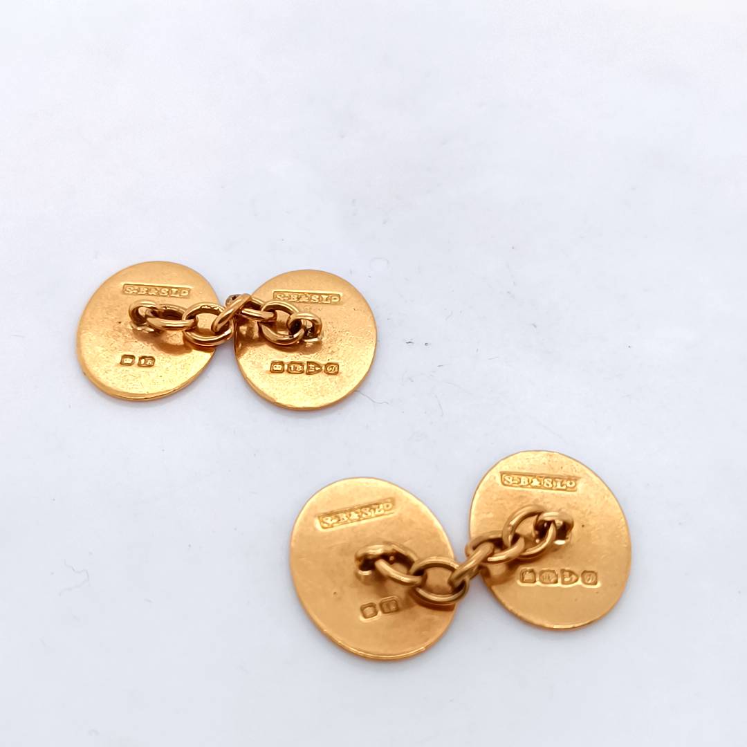 18k Gold Cufflinks