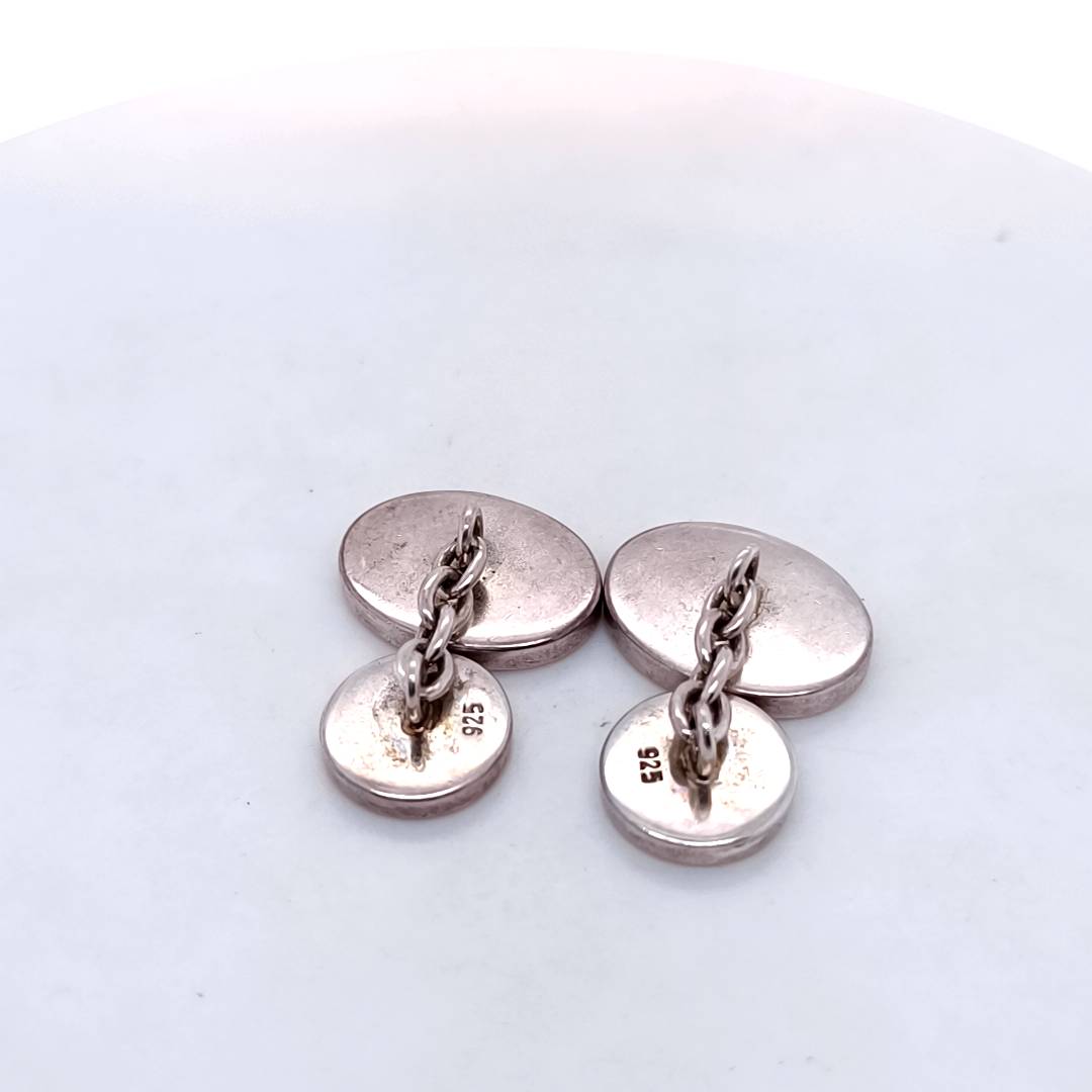 Vintage Sterling Silver Cufflinks