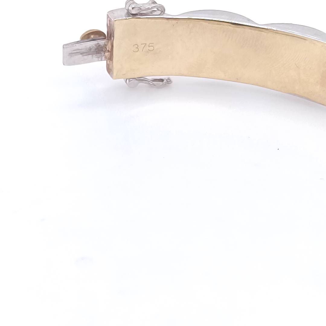 Two Tone Gold Bracelet with 3 Crowns