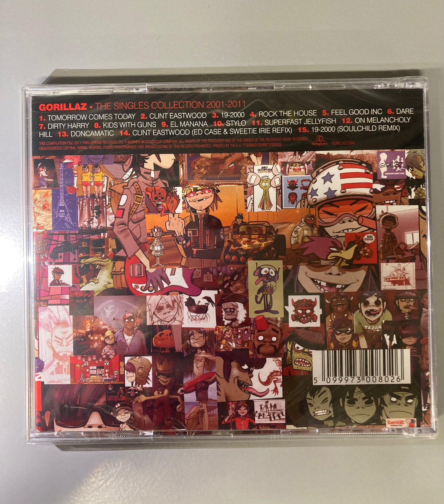 Gorillaz The Singles Collection 2001-2011