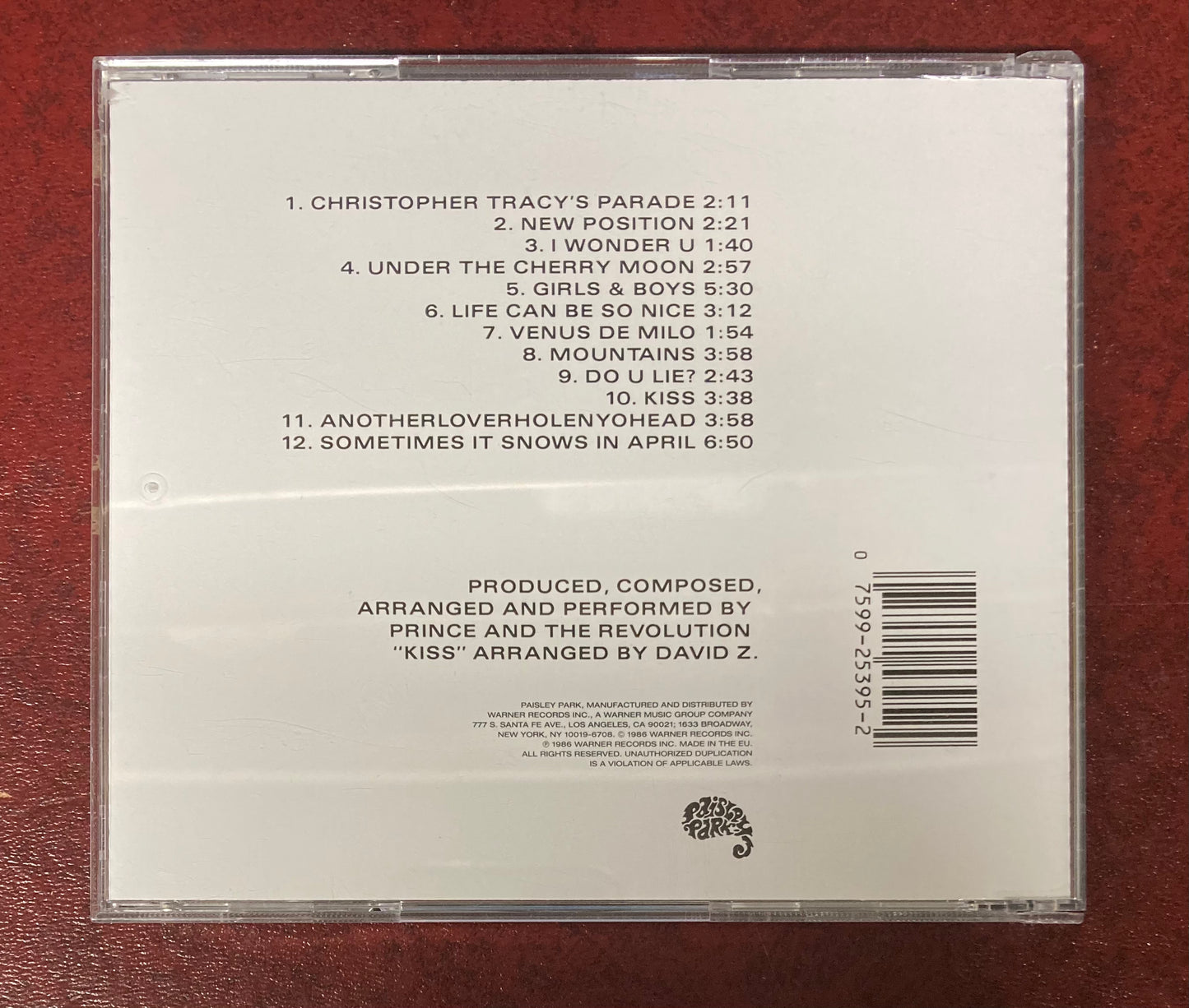 Prince - Prince and The Revolution