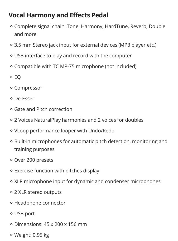 TC- Helicon VoiceLive Play