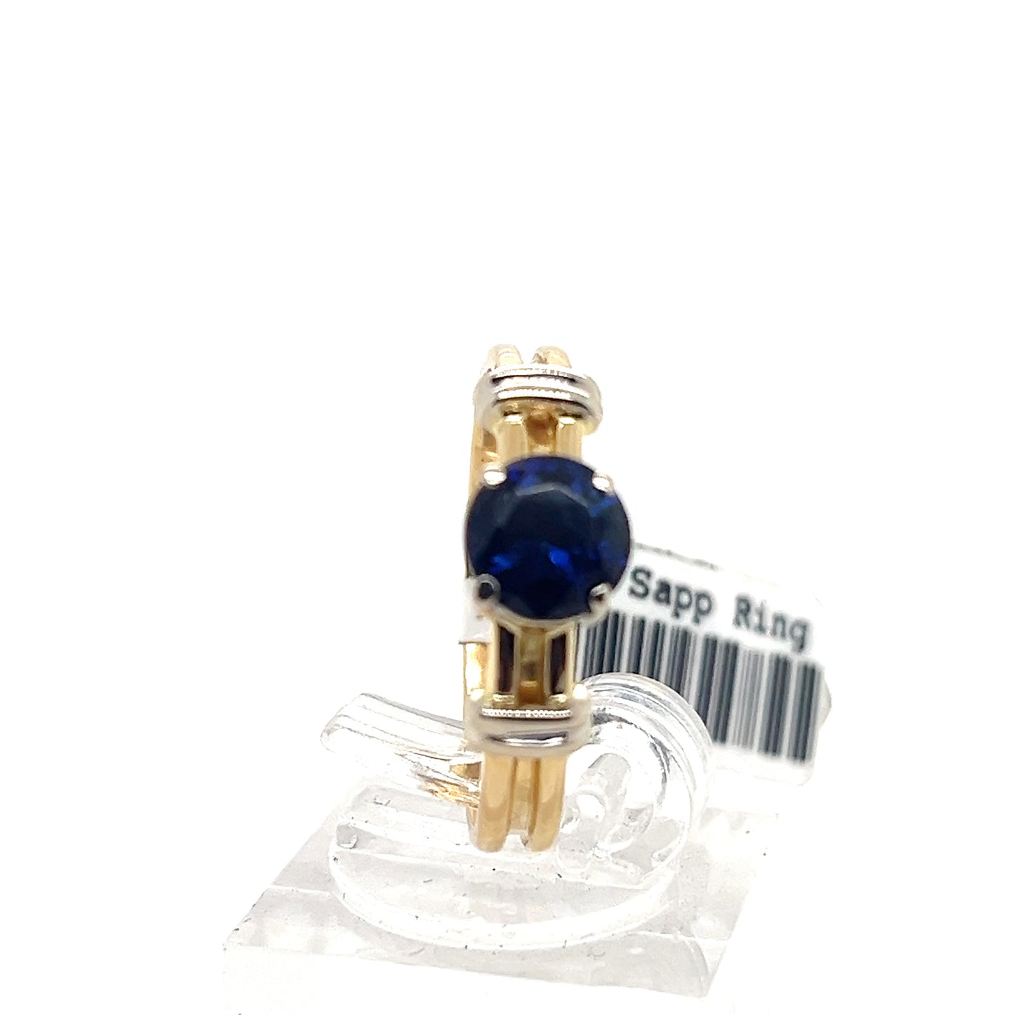 Sapphire Solitare Ring
