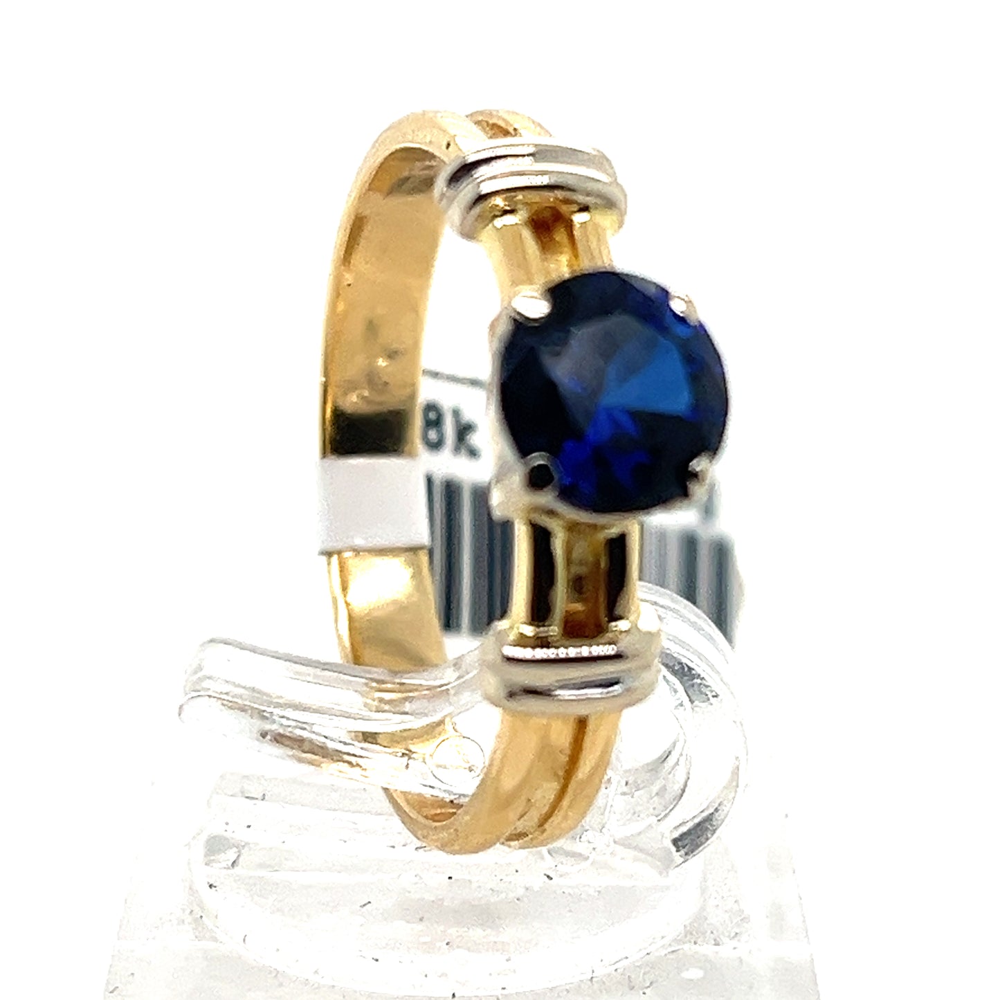 Sapphire Solitare Ring