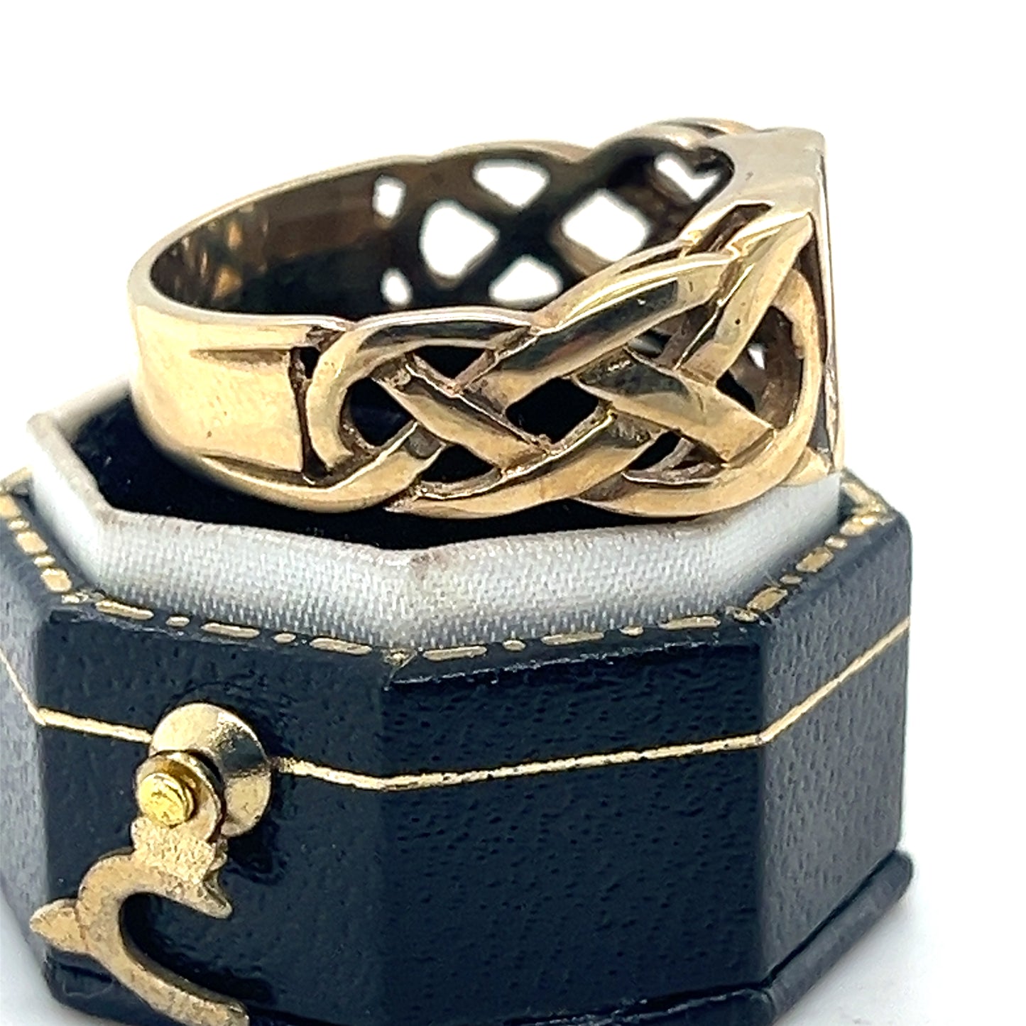 Gold and Diamond Signet Ring