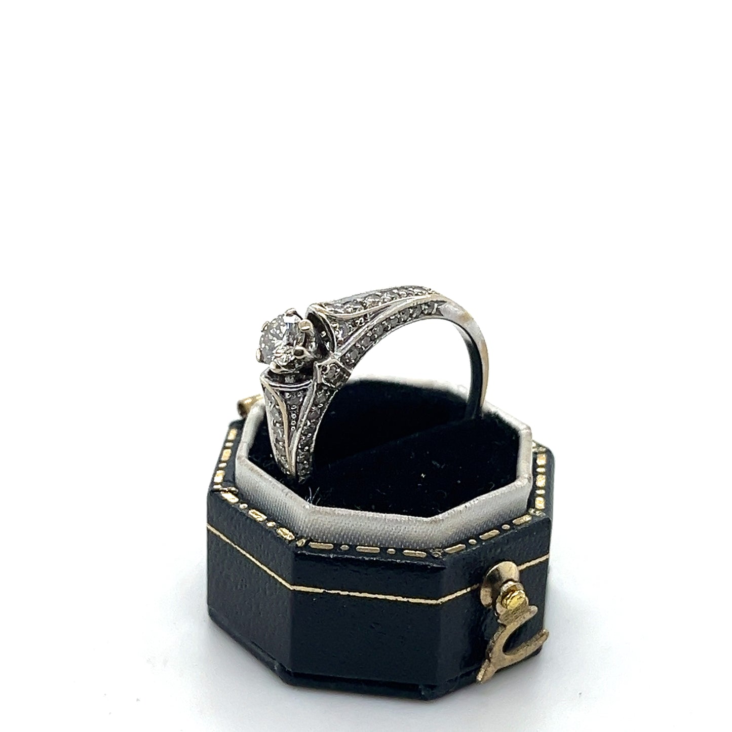 White Gold and Diamond Ring