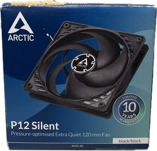 Arctic P12 Silent Pressure-optimised Extra Quiet 120 mm Fan