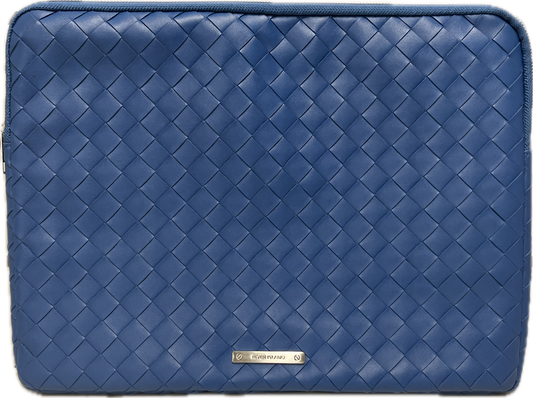 River Island Blue Laptop Weave Laptop Pouch Bag