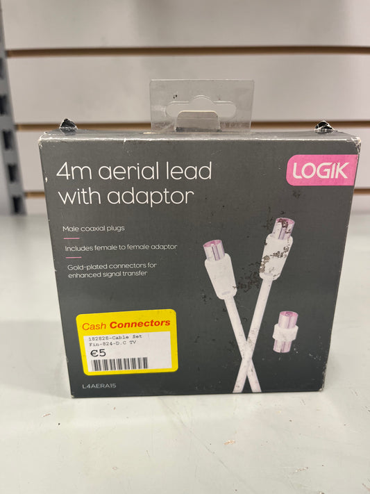 4m Aerial Lead with Adapter