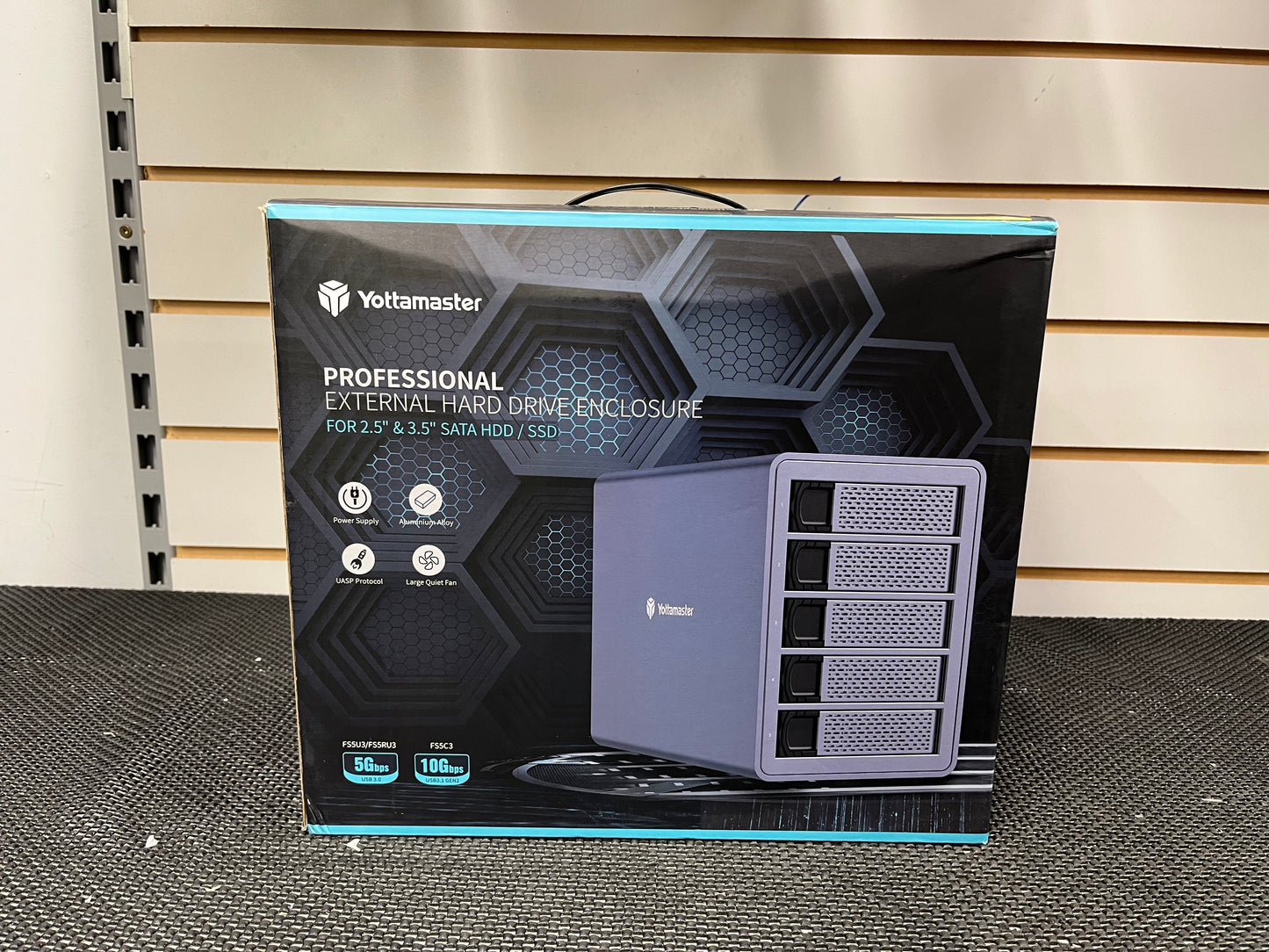 Yottamaster 5 Bay External Hard Drive Enclosure