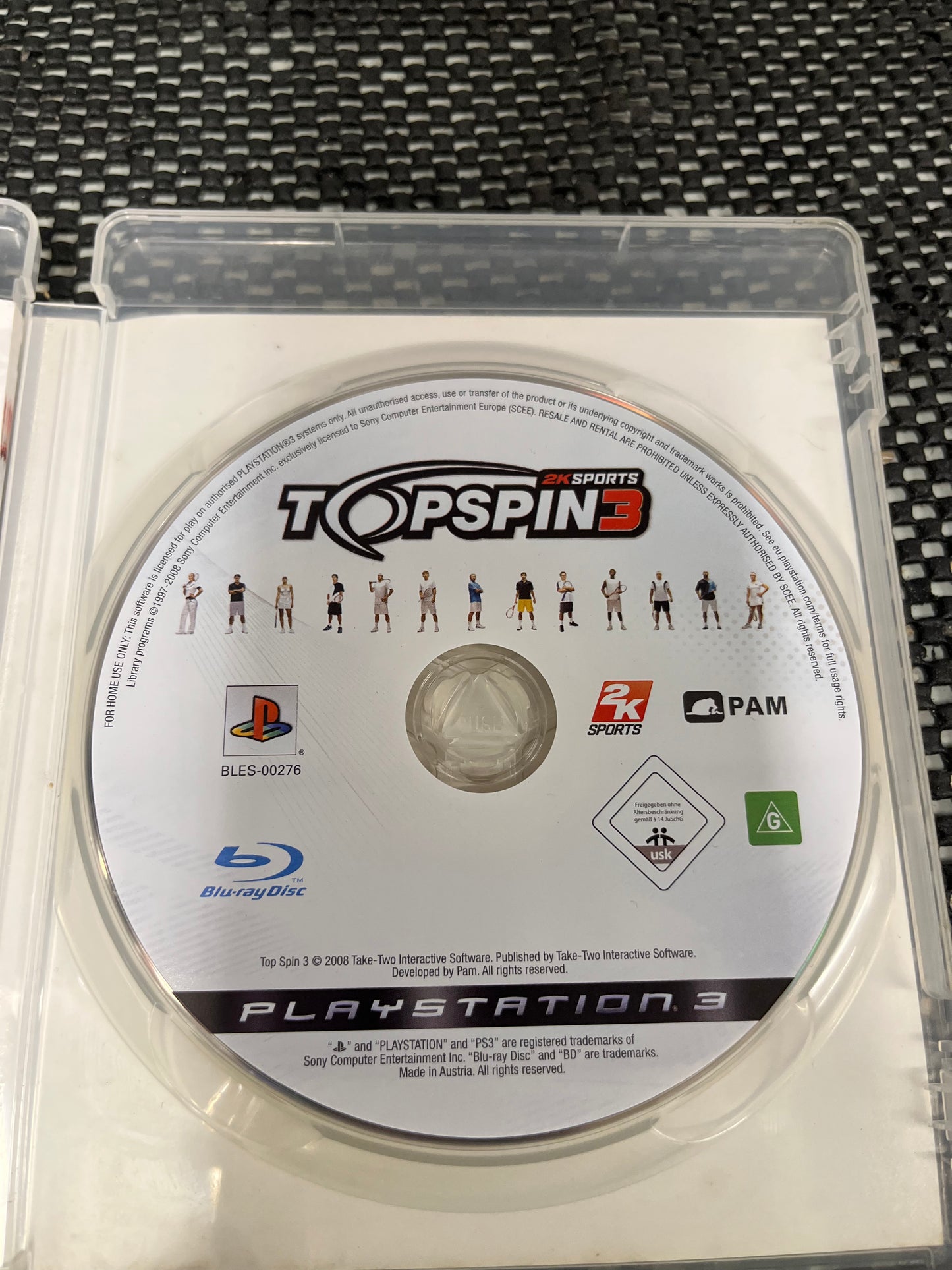 Topspin For Ps3