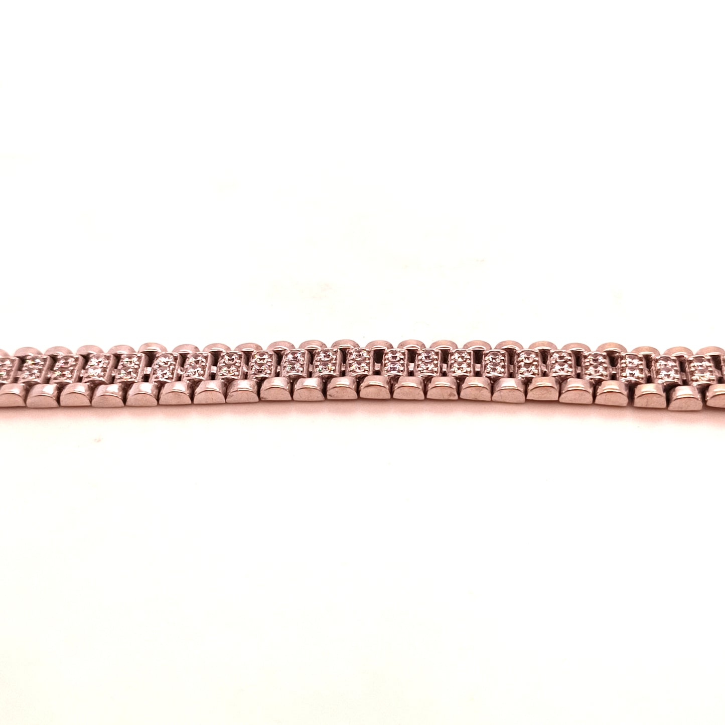 Tennis Bracelet, 9k White Gold & Zirconias