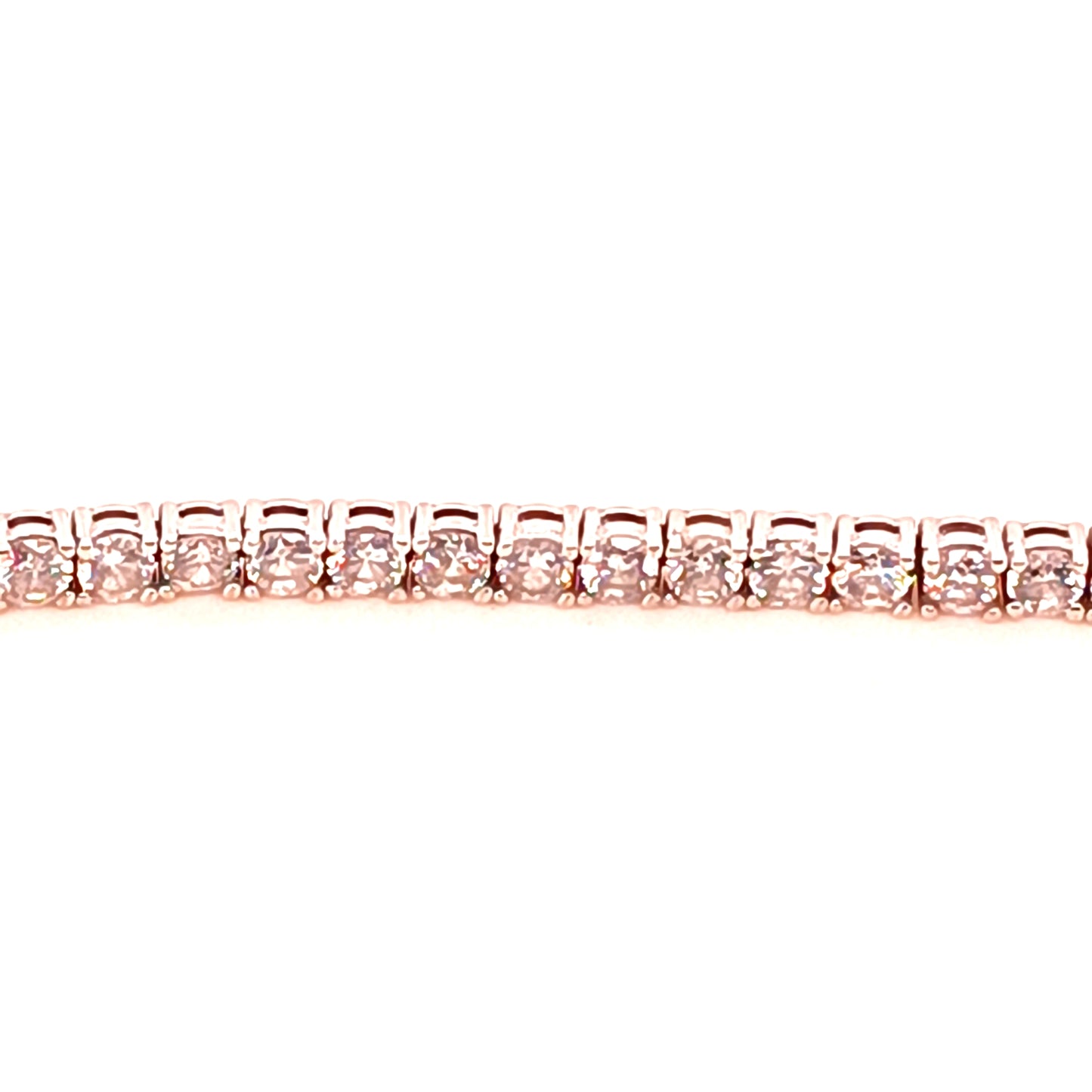 Tennis Bracelet , 9k White Gold & Zirconias