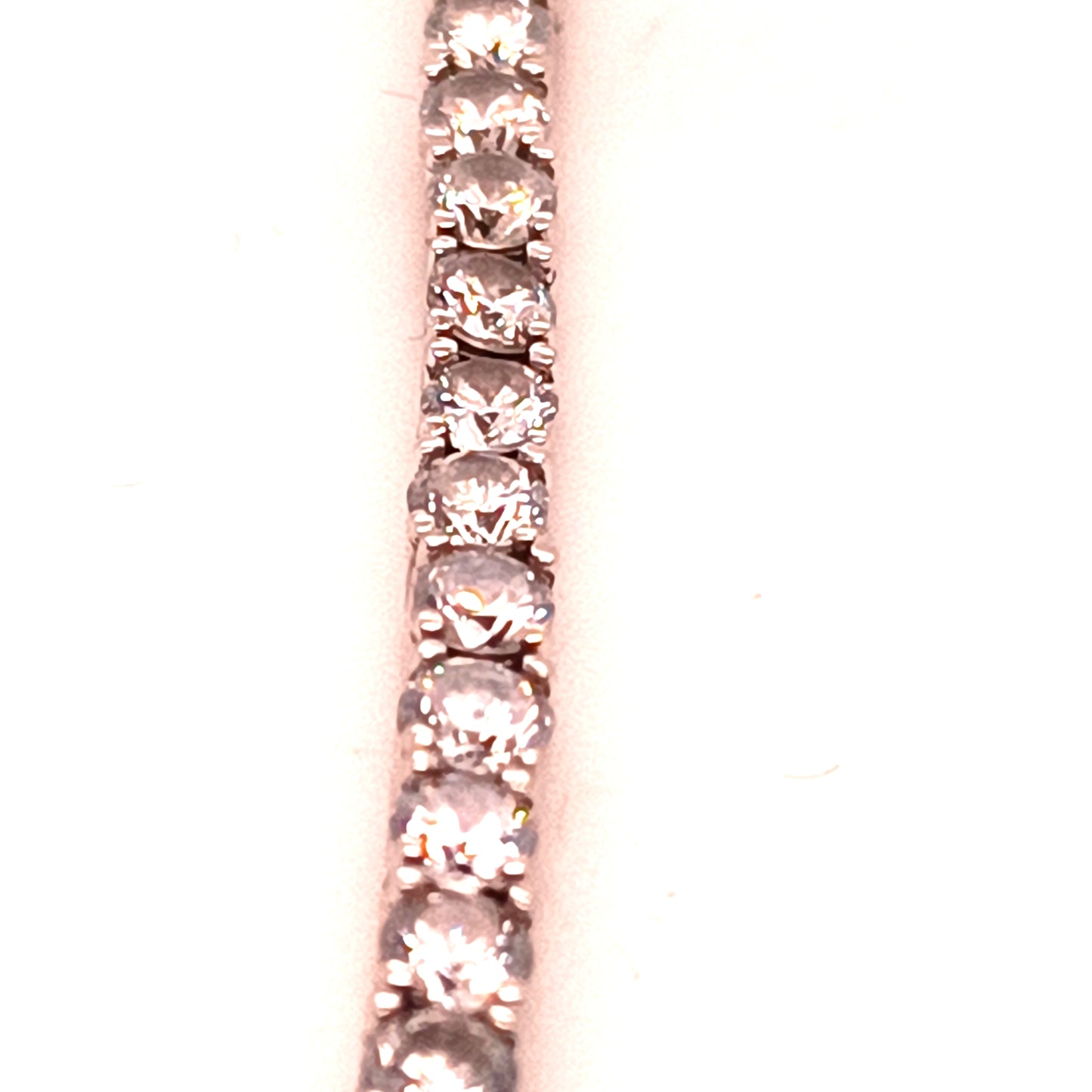 Tennis Bracelet , 9k White Gold & Zirconias