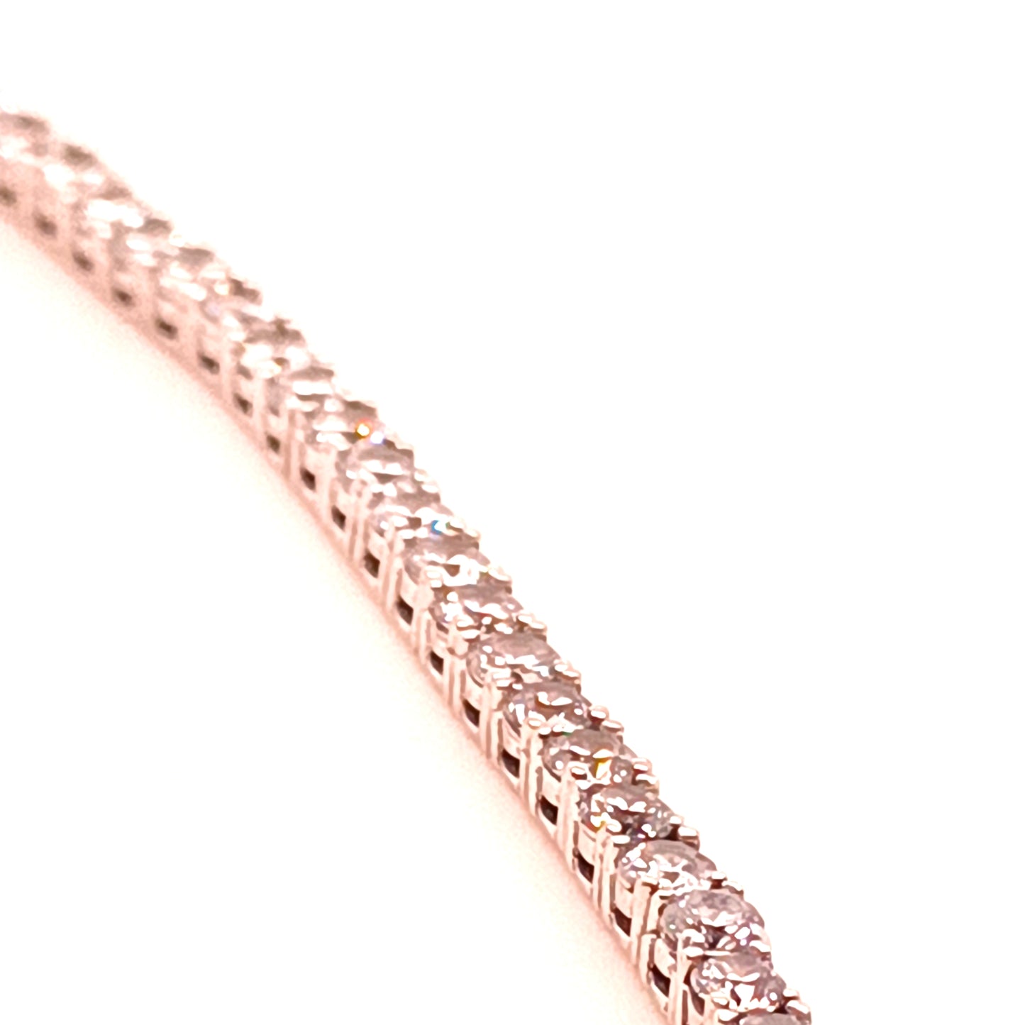 Tennis Bracelet , 9k White Gold & Zirconias