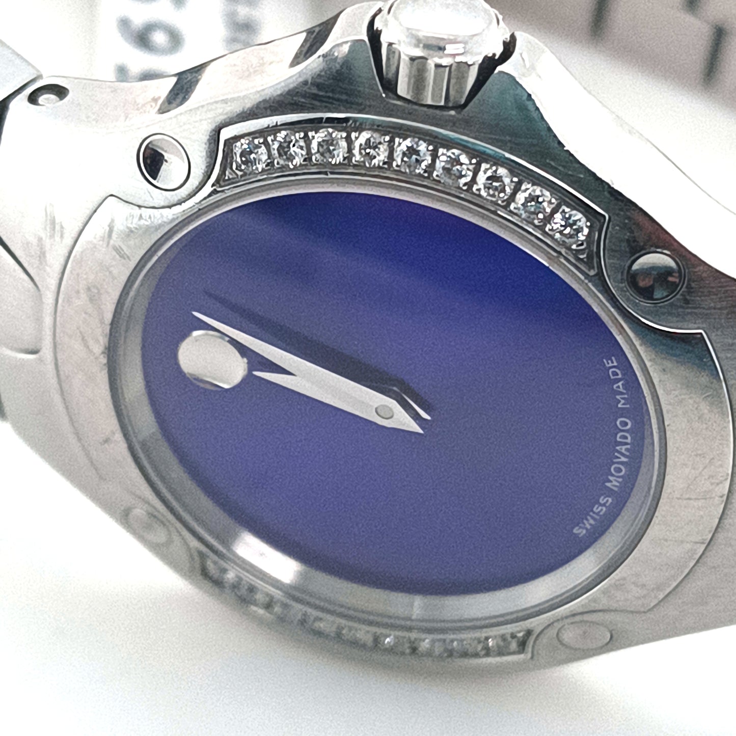 Movado Sports Edition Watch, Stainless Steel & Diamond