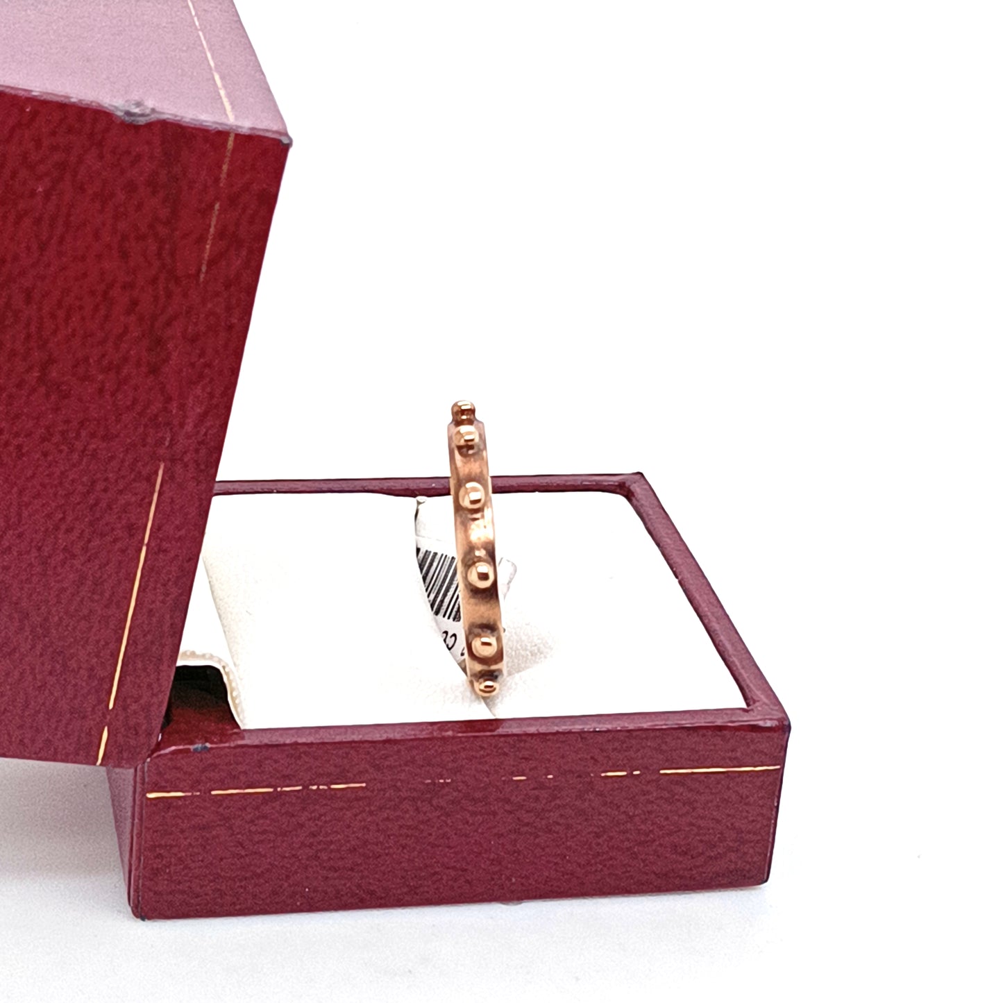 Vintage Rosary Ring, 9k Yellow Gold