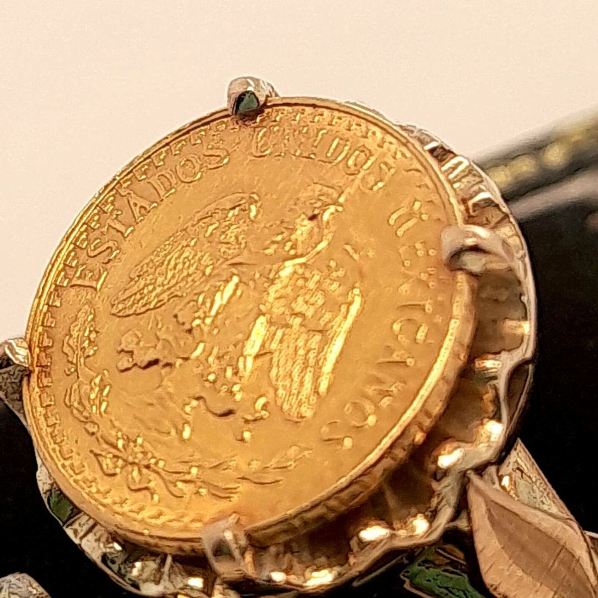 Dos Pesos, Estados Unidos Mexicanos Gold Ring