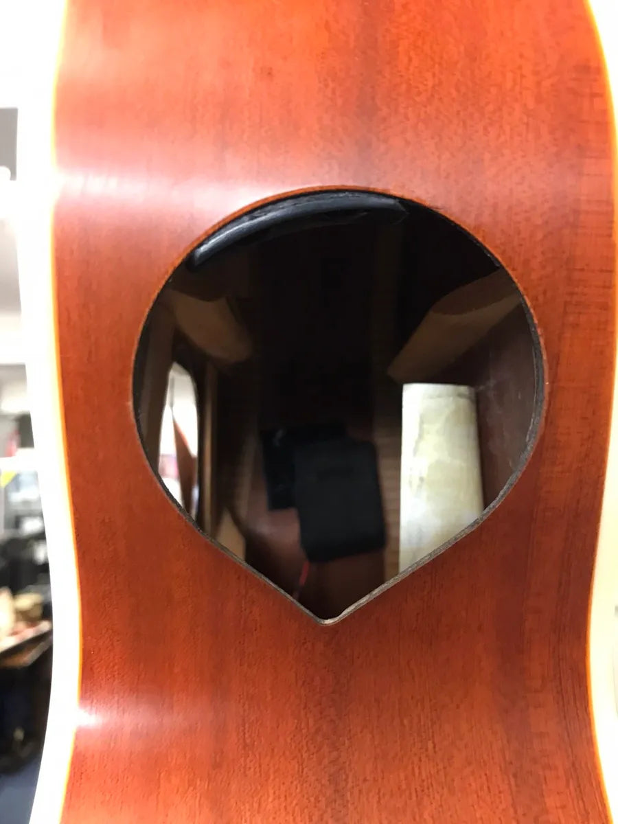 Left handed Canadian semi acoustic guitar
