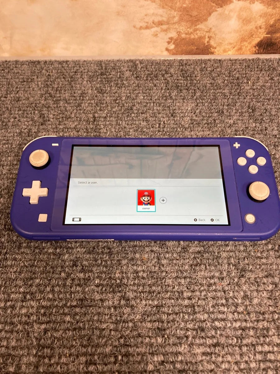 Switch Lite blue Scratch on screen