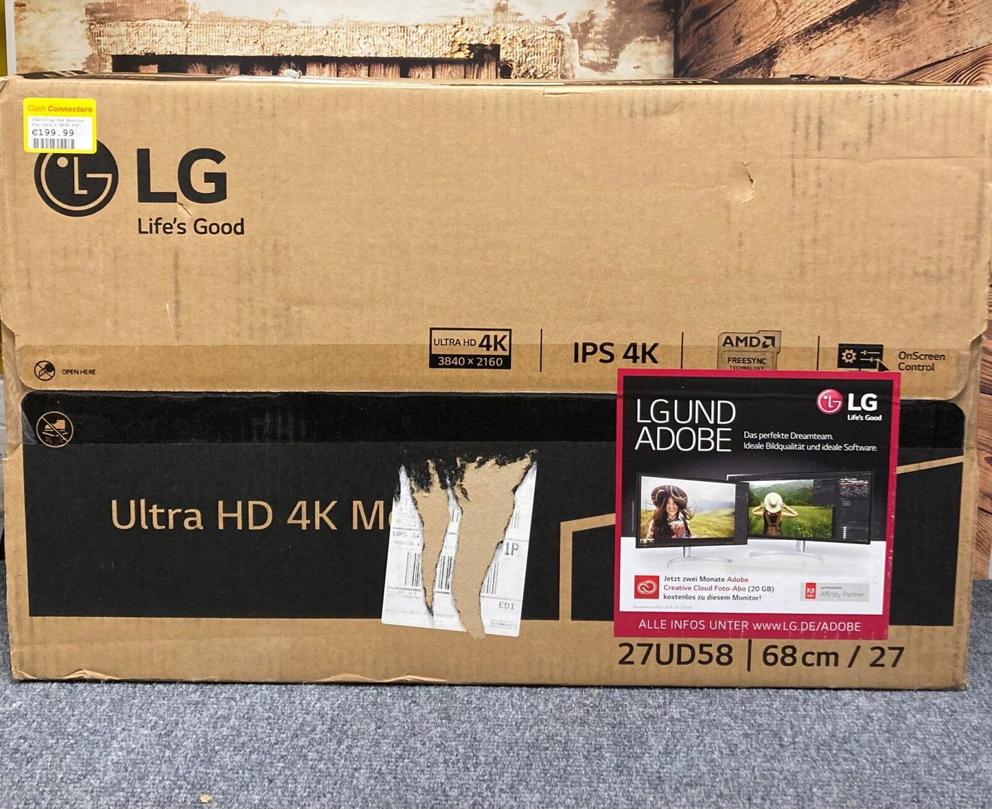 27” LG Ultra HD 4K Monitor