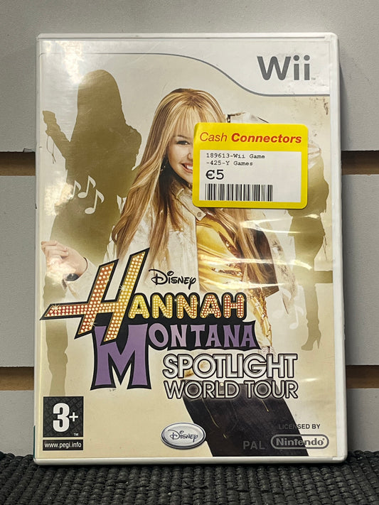 Hannah Montana Spotlight World Tour Wii