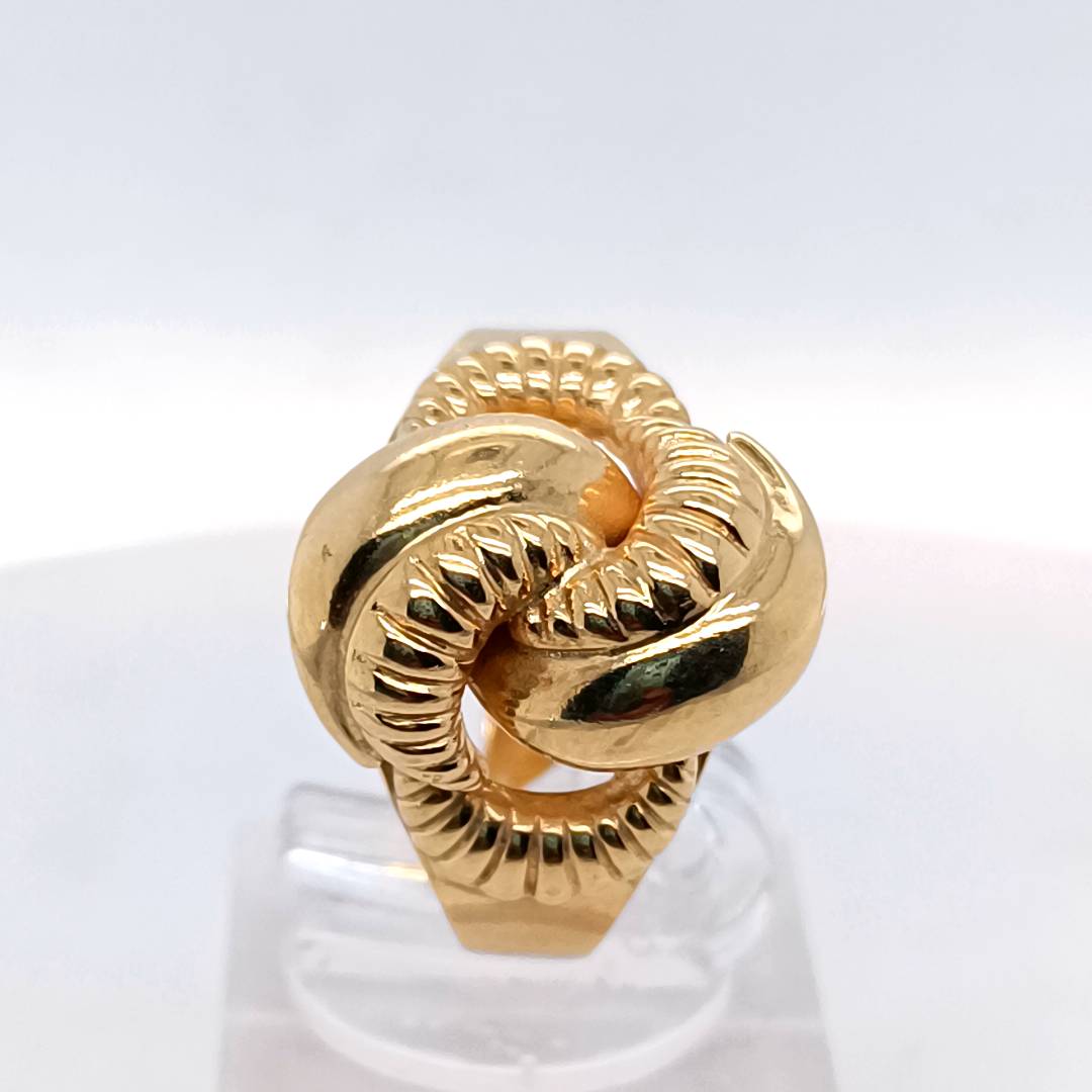 Knot 18 k Yellow Gold Ring