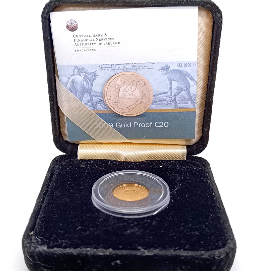 20 € Gold Proof Coin , 1g Fine Gold