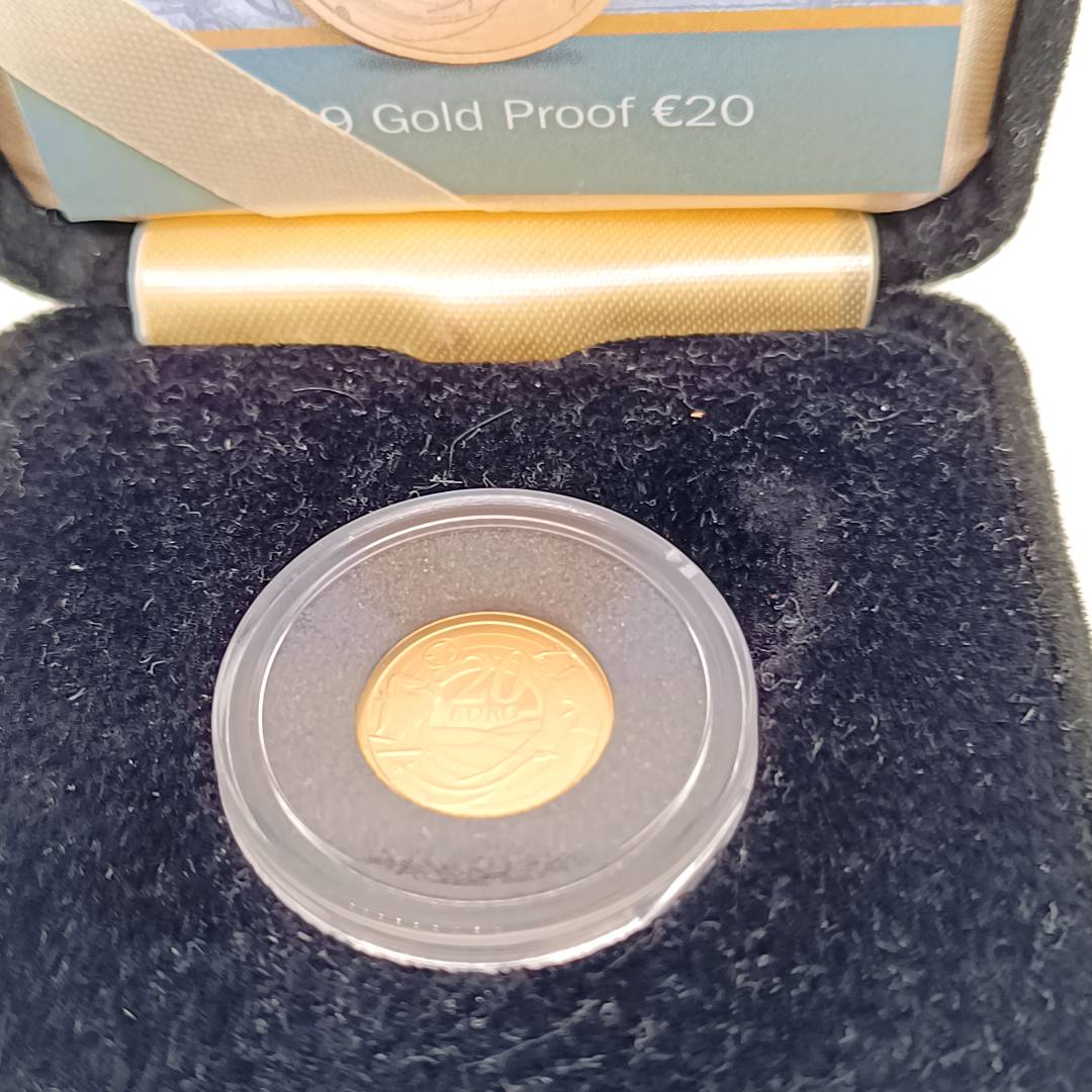 20 € Gold Proof Coin , 1g Fine Gold