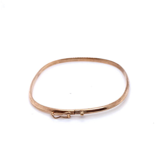 Vintage Wrist Bangle , 9k Yellow Gold