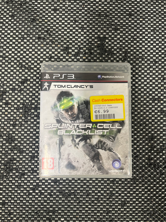Splinter Cell Blacklist PS3
