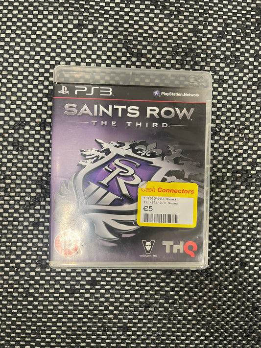 Saints Row The Third PS3