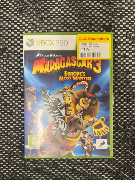 Madagascar Europe’s Most Wanted Xbox 360
