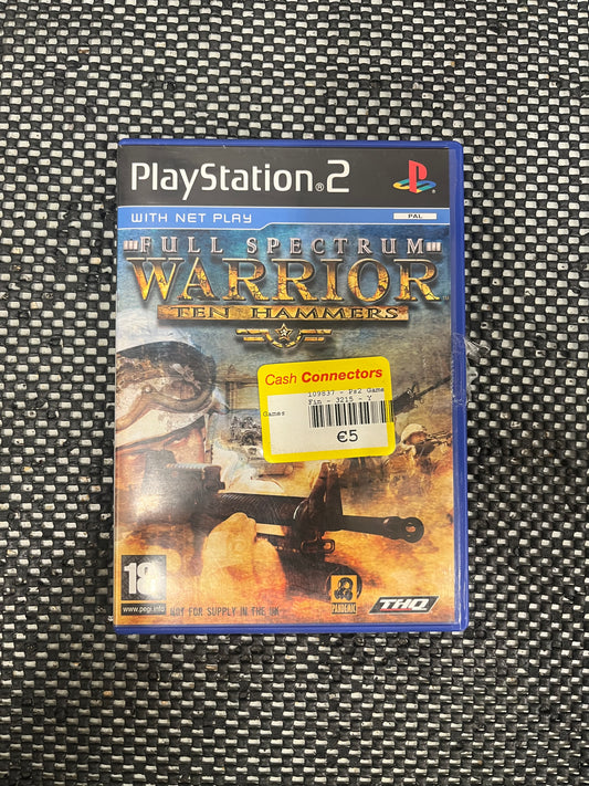 Full Spectrum Warrior Ten Hammer PS2