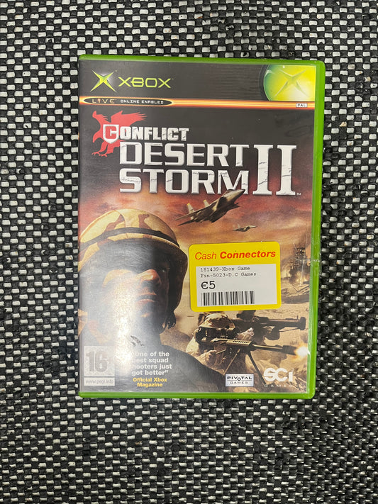 Conflict Desert Storm II Original Xbox