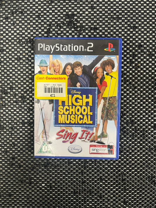 High School Musical Sing It! PS2