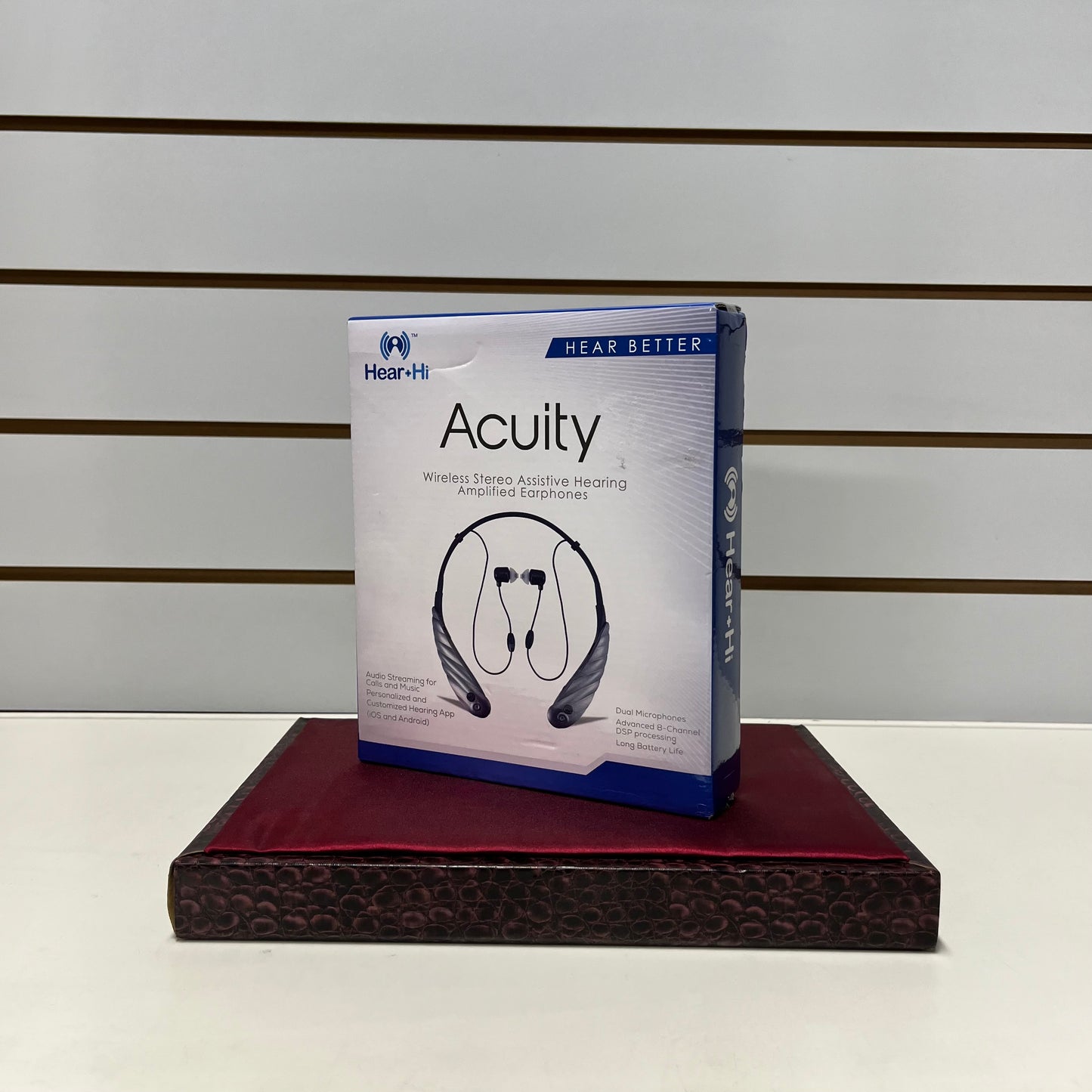 Hear+Hi Acuity Wireless Stereo Assistive Hearing Amplified Earphones