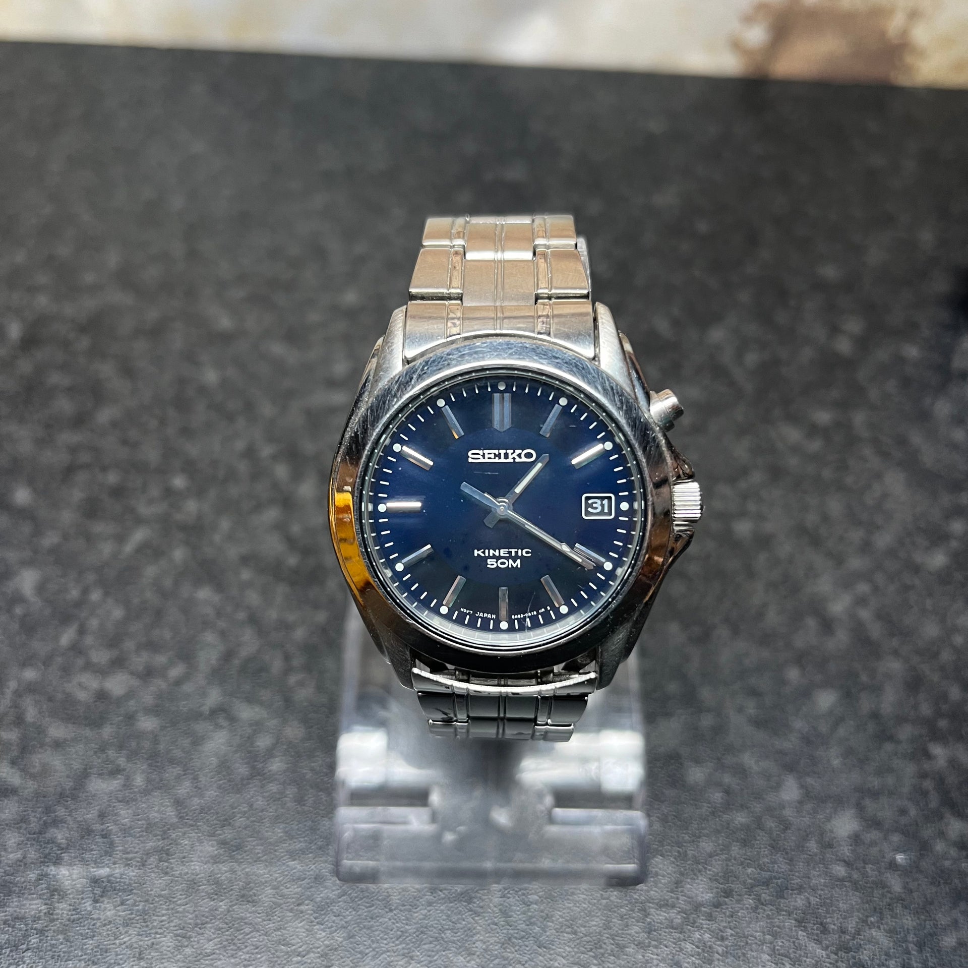 Seiko kinetic 50m sale