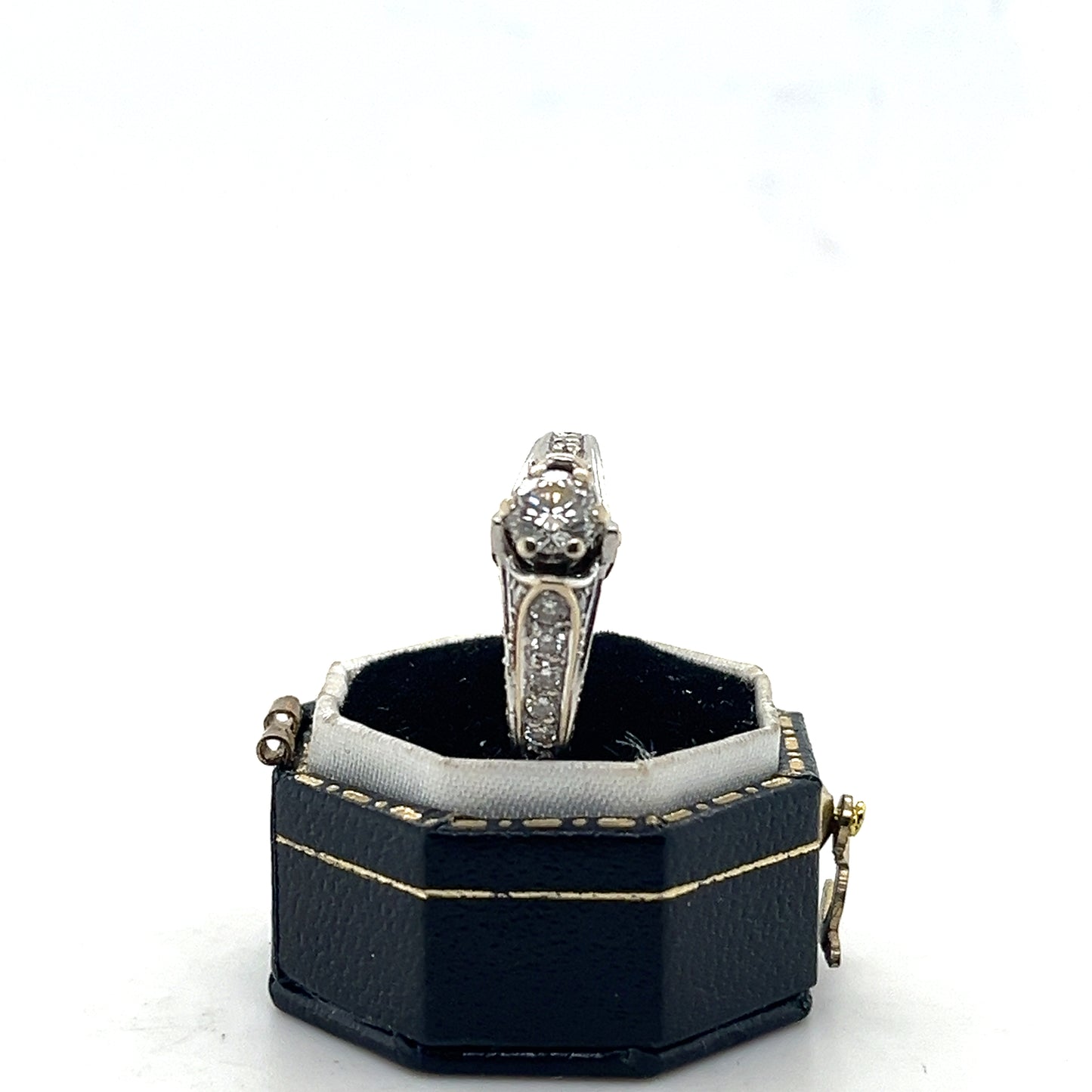 White Gold and Diamond Ring