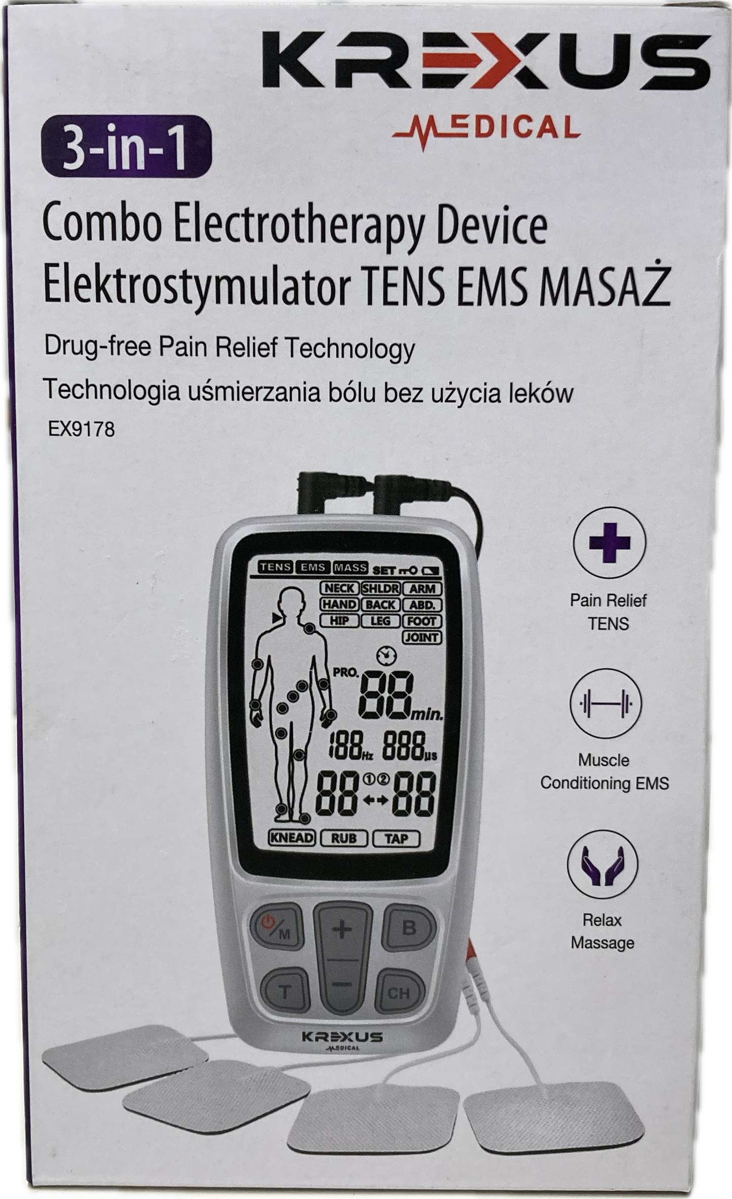 Krexus Medical Combo Electrotherpy Device