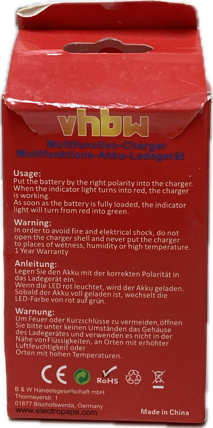 vhbw Multifunction-Charger