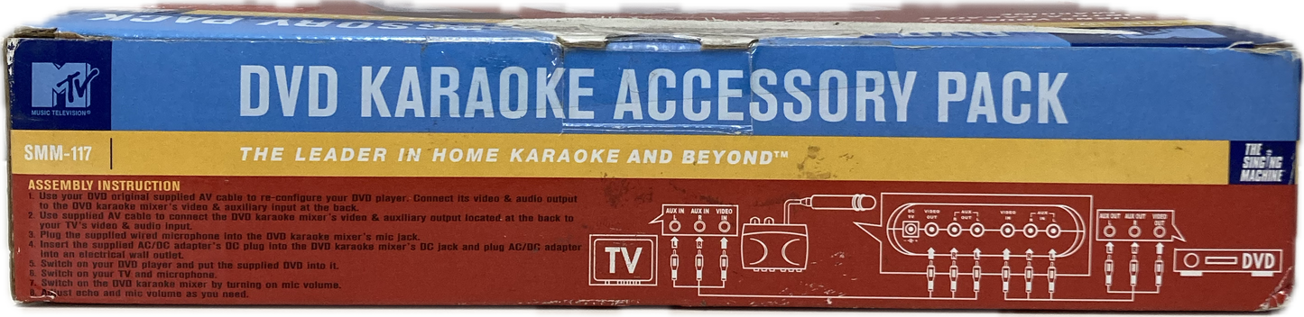 Music Television SMM-117 DVD Karaoke Accessory Pack