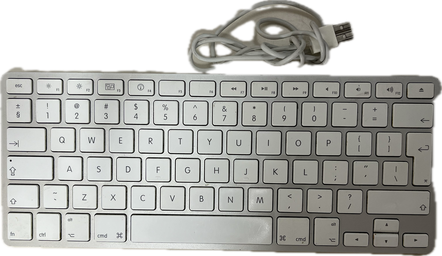 Apple A1242 78 Key USB Wired Mini Slim Keyboard